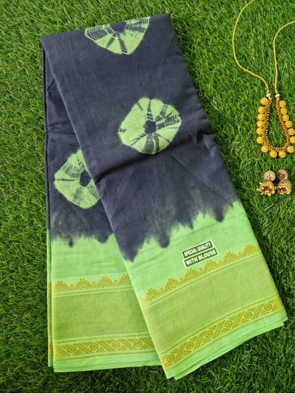 Bandhini Saree with Border - Image 2