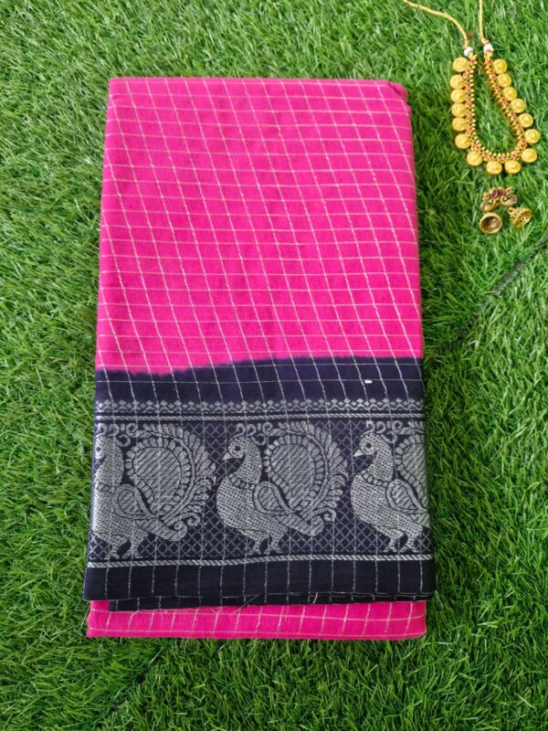 Silver Zari Check - Image 2