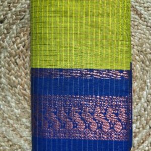 KALYANI COTTON-GREEN+BLUE