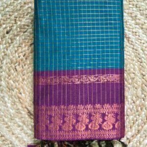 KALYANI COTTON-RGREEN+VIOLET