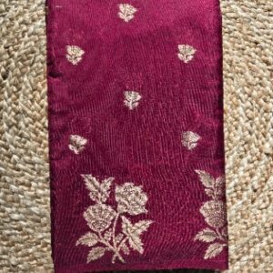 WARM SILK-MAROON BUTTA