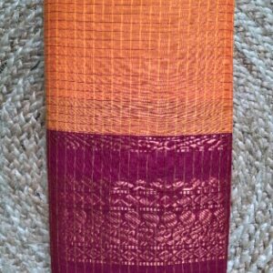 KALYANI COTTON-YELLOW+RED