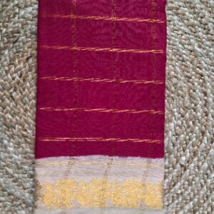 PAVITRA-MAROON+SANDAL