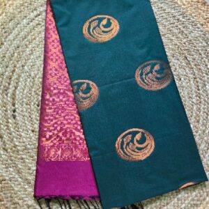 SOFT SILK-DGREEN PINK
